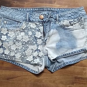 Denim shorts size 4